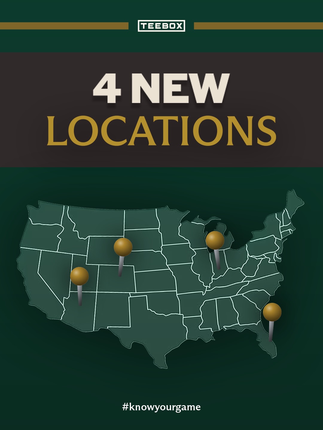 📍 4 NEW LOCATIONS 

• Flagstaff, AZ
• Parker, CO
• Greenwood, IN
• Melbourne, FL

Where do you want to see the next pins dropped? 👀 

