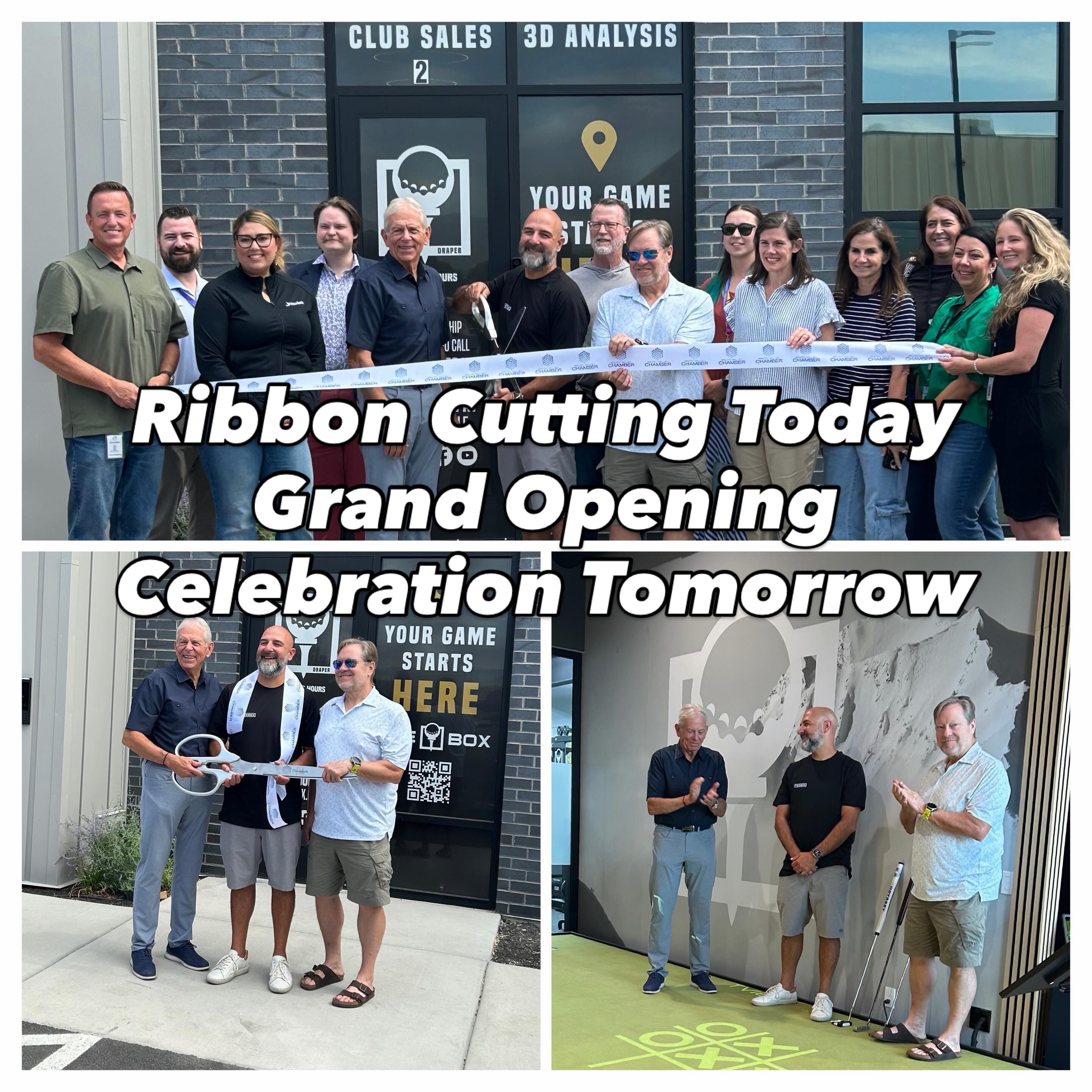 Ribbon Cutting Today
Grand Opening Celebration Tomorrow 