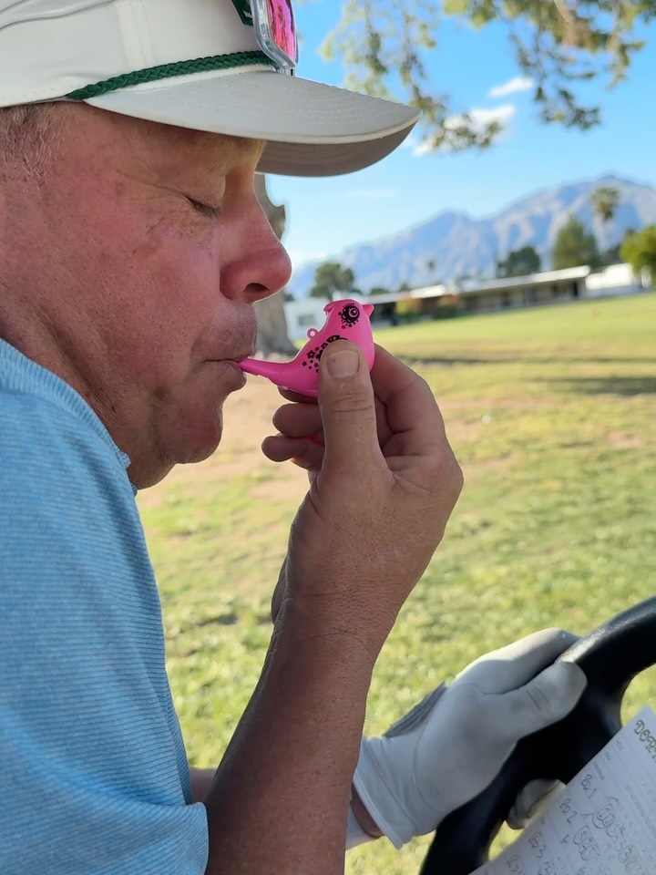 Todd was calling in the birdies… and apparently the whistle worked! 😂🐦⛳️

Todd and I took on 72 holes in ONE day for the 8th Annual Birdies for Good, and we finished with 39 birdies! 🔥

Every time we needed another one, Todd was on the birdie whistle trying to call it in and we gave that thing a workout! 😂📣🐦

More importantly, every birdie helped support some incredible local charities and showed just how much good can come from the game of golf.

Proud @teebox_orovalley could represent and be part of such a great event!

72 holes. 39 birdies. One tired birdie whistle. One GREAT cause. 💪⛳️🐦

BirdieWhistle