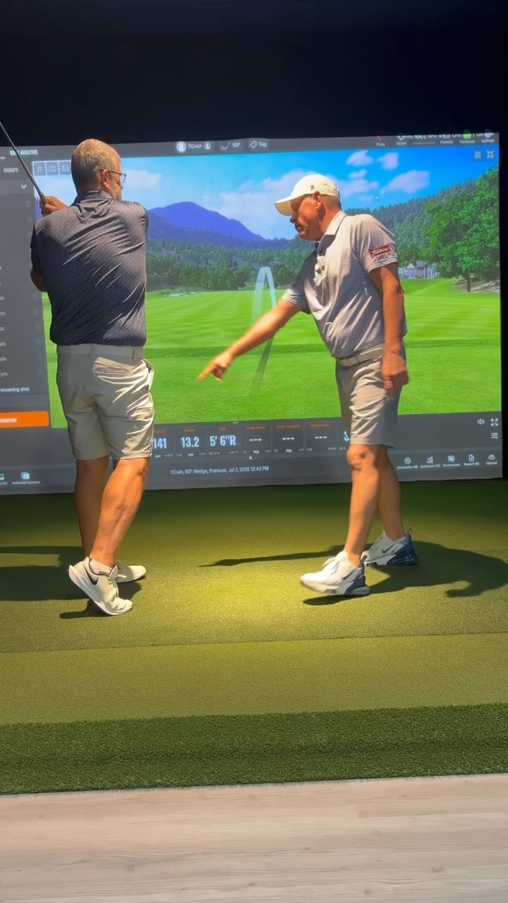Ever feel like you’re putting in the practice but your scores aren’t getting any better?

The truth is, it’s not about hitting more balls. It’s about practicing with purpose.

Every golfer has different swing tendencies, and the right coach can help you understand what’s happening, why it’s happening, and what to work on next. Combined with TrackMan technology, our lessons give you real feedback and a personalized plan to help you improve faster.

Whether you’re just getting started or trying to play more consistent golf, a little guidance can make a big difference.

Ready to stop guessing and start improving? Book your Complimentary Box Assessment and let’s build a plan for your game.


