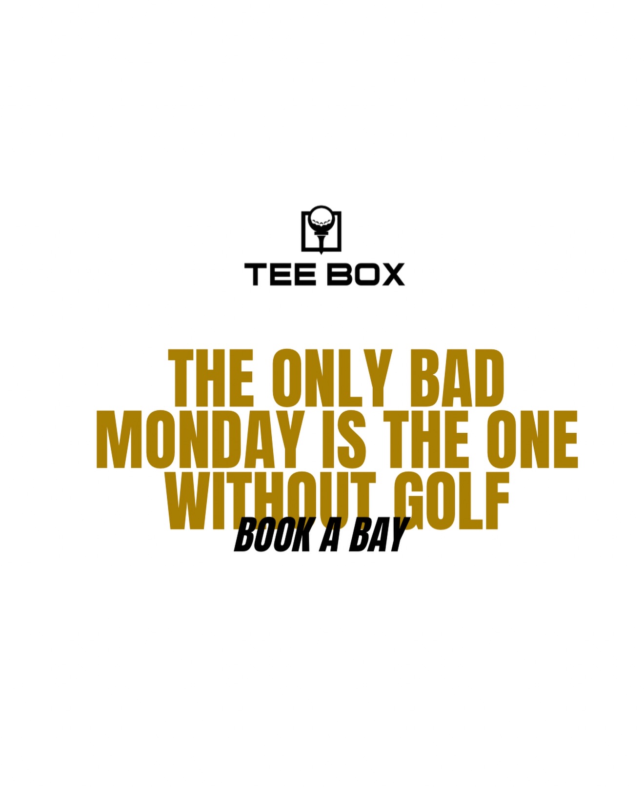 The only bad Mondays are the ones that don’t include golf. ⛳️

Start your week the right way—with a session at Tee Box. While Southern Utah is turning up the heat, you can keep your swing cool in our climate-controlled bays. No sunburns, no triple-digit temperatures… just quality practice.

Whether you’re working on your swing, playing a round on Trackman, or just escaping the heat for a while, we’ve got a bay waiting for you.

🔥 Plus, members—don’t forget! We’ll be hosting another members only tournament later this week, so now’s the perfect time to get those practice swings in before it’s game time.

Book your bay today and make this Monday a good one! 🏌️‍♂️🏌️‍♀️