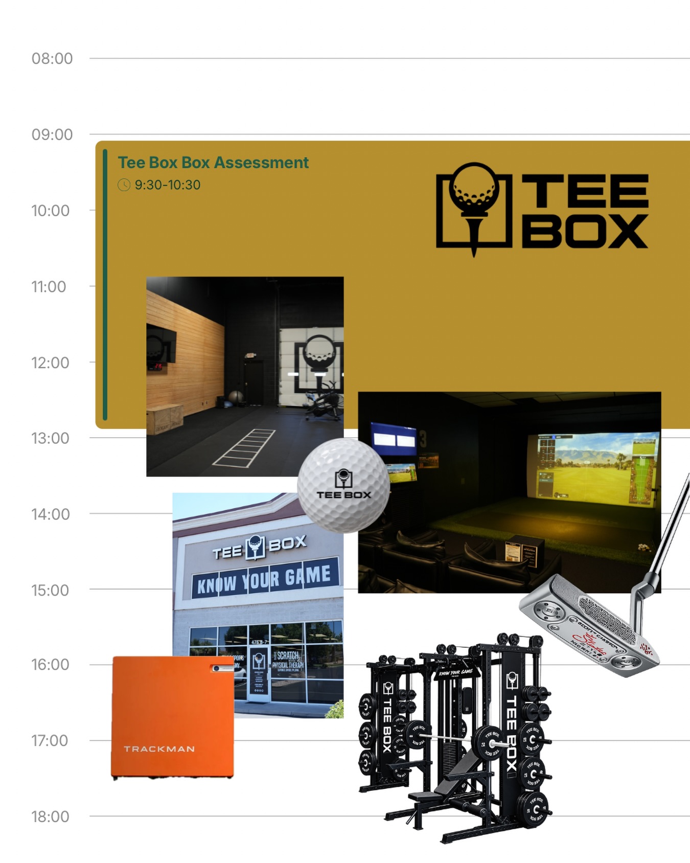 🏌️‍♂️ Your FREE Box Assessment is the perfect place to start.

Come experience everything Tee Box has to offer with our Box Pro, Gage Ekker! Your assessment includes:

⛳ A golf lesson
💪 A TPI (Titleist Performance Institute) assessment to evaluate your mobility and movement
🏋️ A customized workout + stretching plan designed around YOUR golf game and swing
📊 Sportsbox AI swing analysis
🎯 TrackMan technology
🏌️ A full look at how you can train smarter, move better & improve your game

We’ll connect how your body moves to how you swing, then give you the tools to keep improving both in the gym and on the course.

And the best part? Your Box Assessment is FREE.

Book yours online through the link in our bio, come check out the facility, & see what training at Tee Box is all about. We can’t wait to meet you! ⛳️