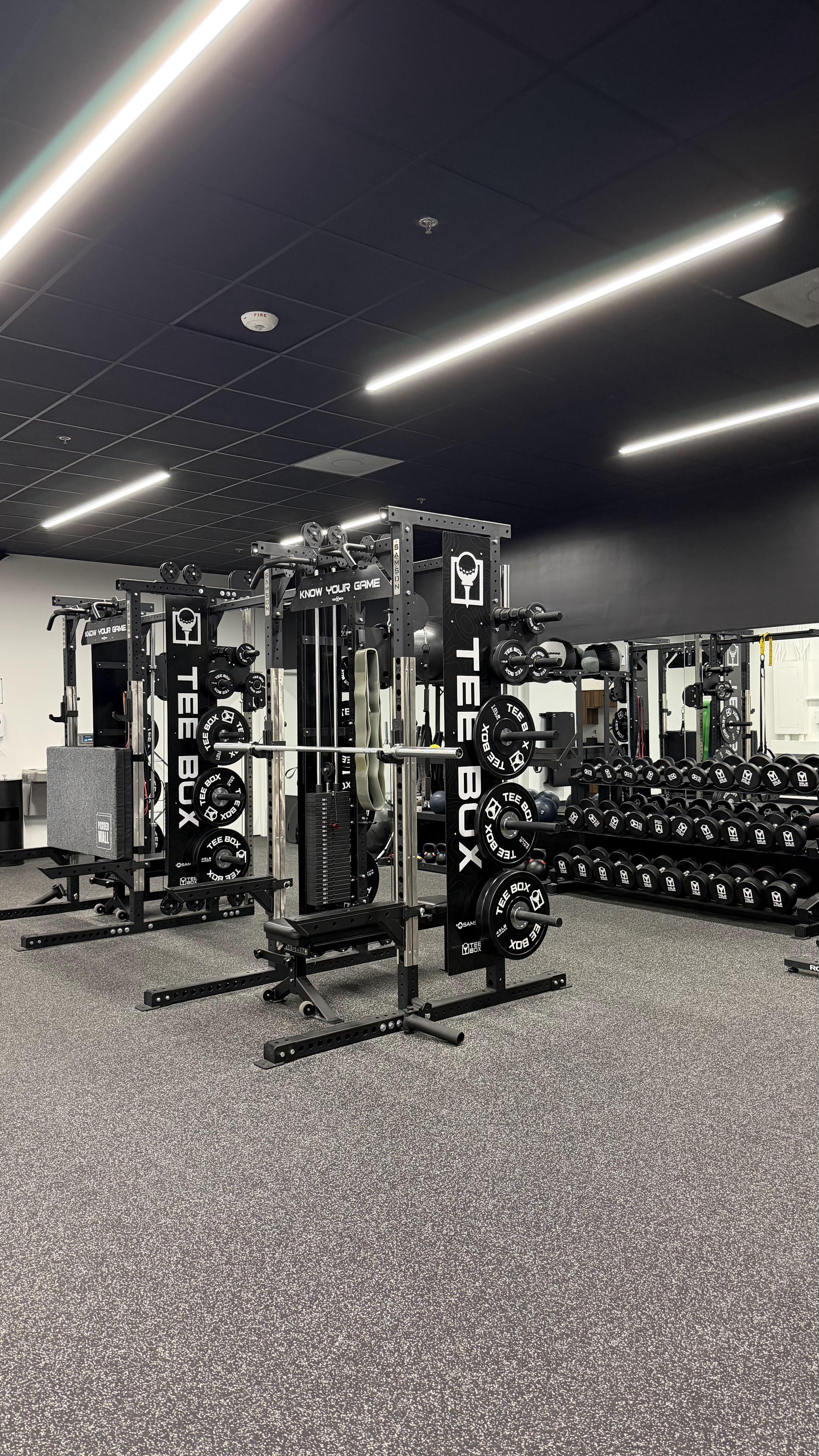 Tee Box Fort Lauderdale gym equipment.