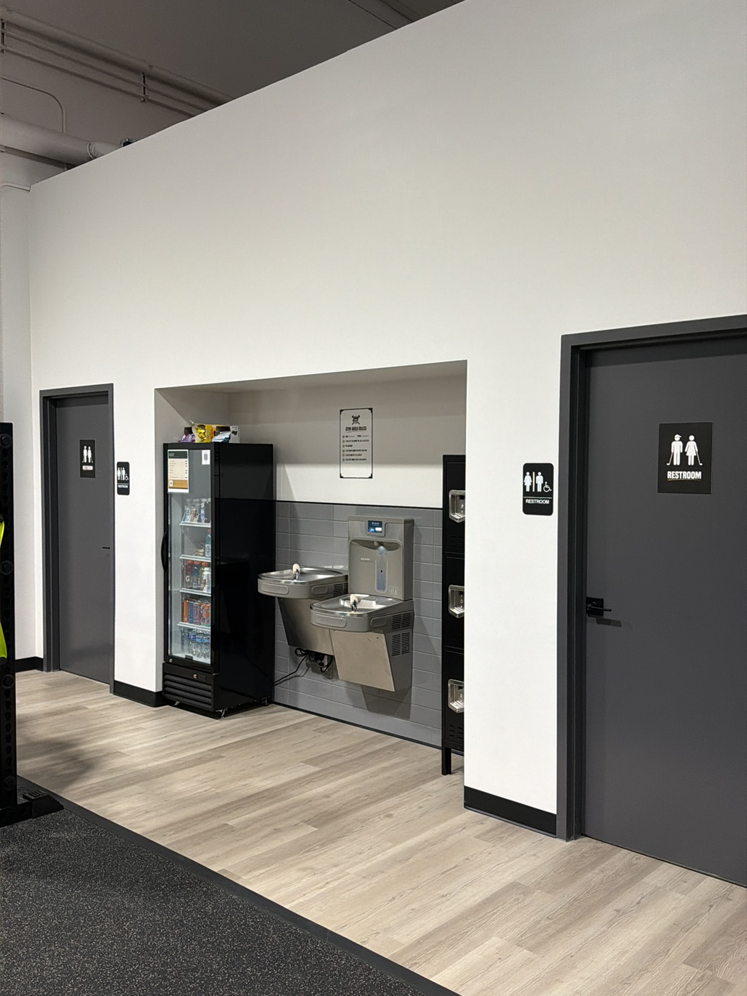 Tee Box Meridian washrooms.