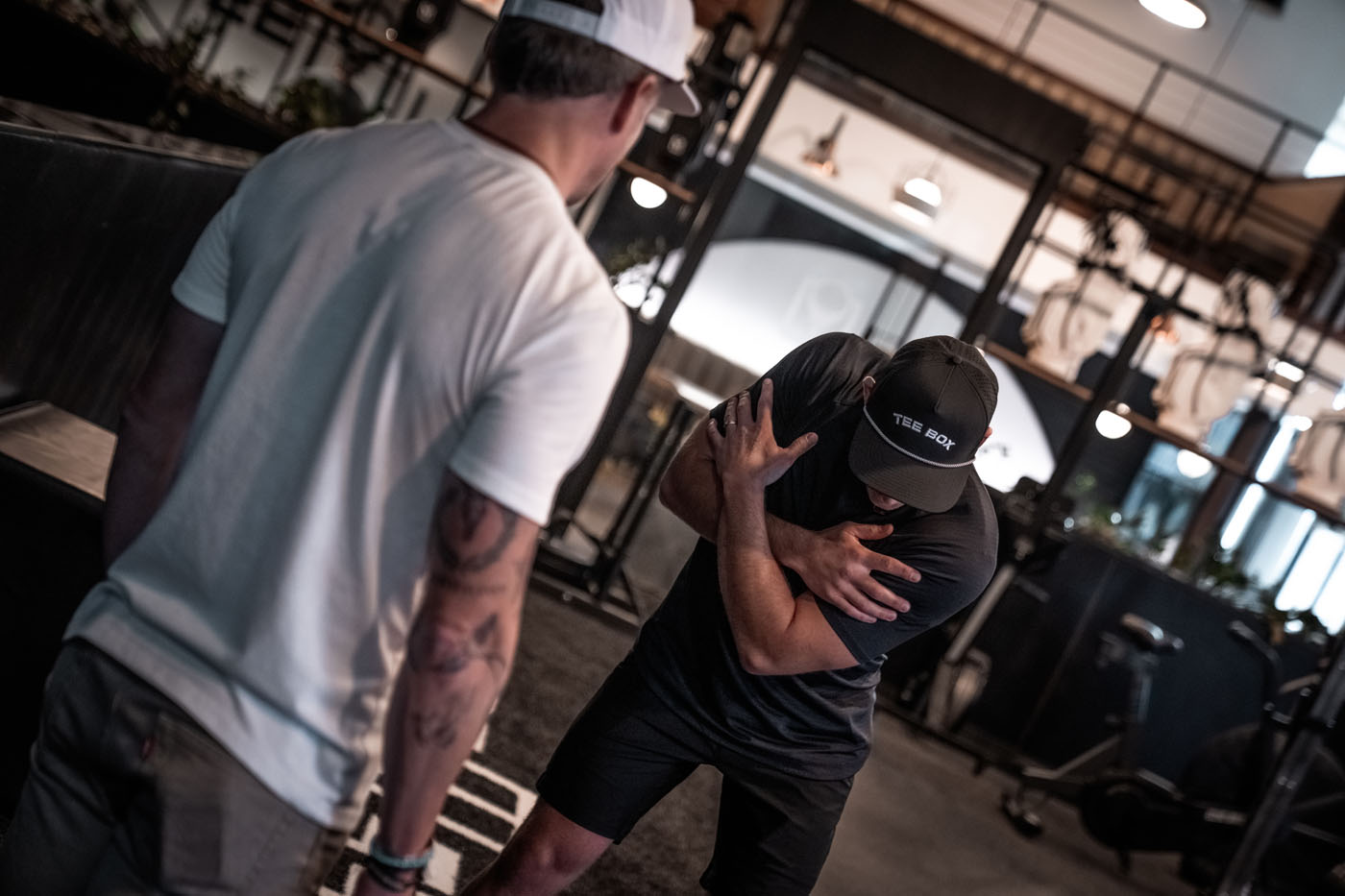 A Tee Box Pro showing a golfer movement during a tpi movment screening.