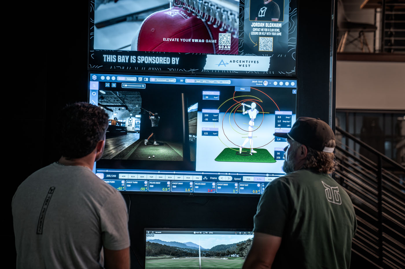 A Box Pro analyzing the results of a session using sportsbox ai in Georgetown, TX.